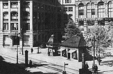 Kioskensemble am Hausvogteiplatz um 1900