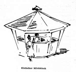 Zeichnung Milchkiosk