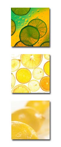 3 Bilder von Zitronen